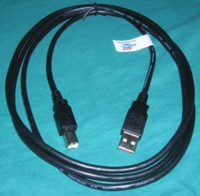 USB-A to USB-B Cable, 6 ft