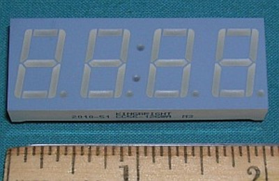 Seven Segment 4 digit Green Display