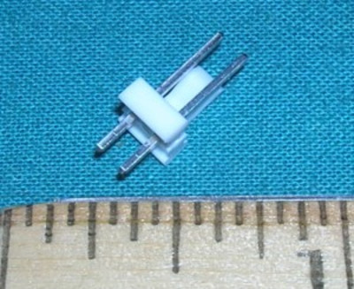 MTA Connector 2 pin Header 0.100 inch spacing