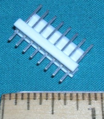 MTA Connector 8 pin header PCB 0.100 inch
