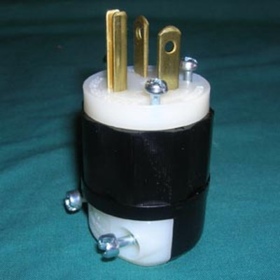 Plug, 250V 20A NEMA Straight 6-20P