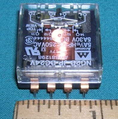 Relay, 24VDC DPDT 5A 250VAC