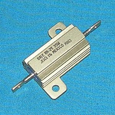 Resistor, 0.03 Ohm 25W Wirewound