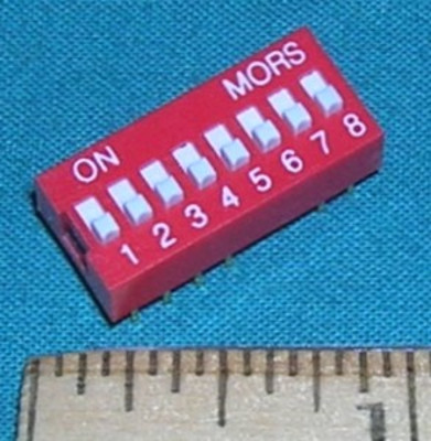 Switch, 8 Position DIP
